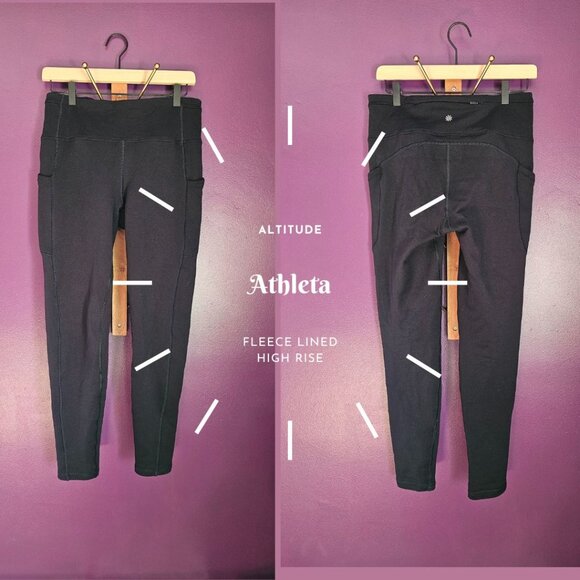 Athleta Altitude Stash Tight High Rise Leggings - Size Medium - Picture 1 of 6